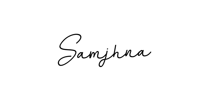 Also we have Samjhna name is the best signature style. Create professional handwritten signature collection using BallpointsItalic-DORy9 autograph style. Samjhna signature style 11 images and pictures png
