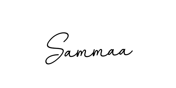 Make a beautiful signature design for name Sammaa. With this signature (BallpointsItalic-DORy9) style, you can create a handwritten signature for free. Sammaa signature style 11 images and pictures png