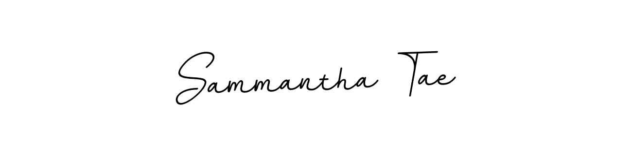 Make a beautiful signature design for name Sammantha Tae. With this signature (BallpointsItalic-DORy9) style, you can create a handwritten signature for free. Sammantha Tae signature style 11 images and pictures png