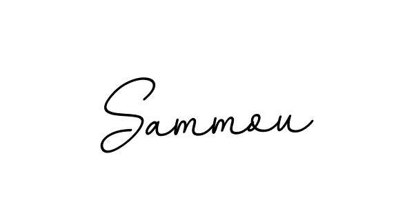 How to make Sammou signature? BallpointsItalic-DORy9 is a professional autograph style. Create handwritten signature for Sammou name. Sammou signature style 11 images and pictures png