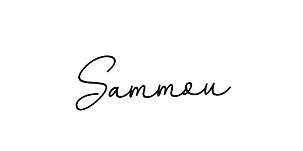 How to make Sammou signature? BallpointsItalic-DORy9 is a professional autograph style. Create handwritten signature for Sammou name. Sammou signature style 11 images and pictures png