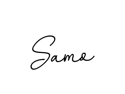 Make a beautiful signature design for name Samo. With this signature (BallpointsItalic-DORy9) style, you can create a handwritten signature for free. Samo signature style 11 images and pictures png