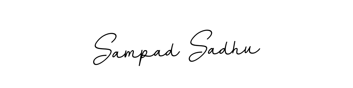 if you are searching for the best signature style for your name Sampad Sadhu. so please give up your signature search. here we have designed multiple signature styles  using BallpointsItalic-DORy9. Sampad Sadhu signature style 11 images and pictures png