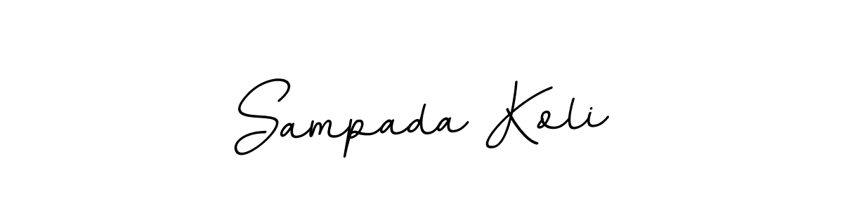 Create a beautiful signature design for name Sampada Koli. With this signature (BallpointsItalic-DORy9) fonts, you can make a handwritten signature for free. Sampada Koli signature style 11 images and pictures png