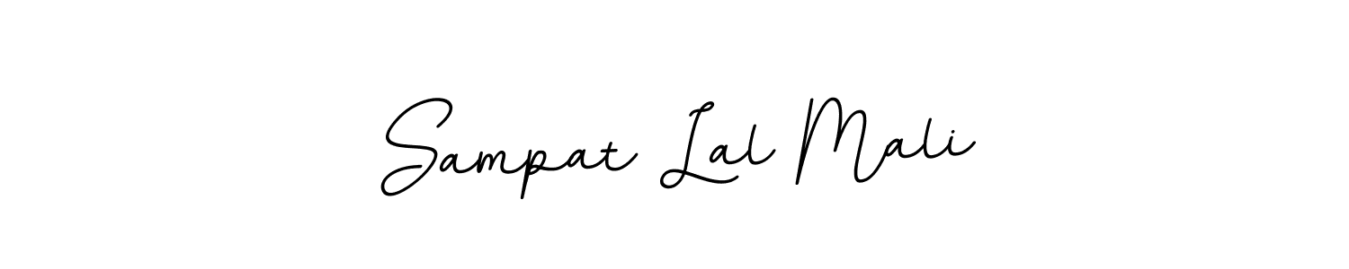 You should practise on your own different ways (BallpointsItalic-DORy9) to write your name (Sampat Lal Mali) in signature. don't let someone else do it for you. Sampat Lal Mali signature style 11 images and pictures png