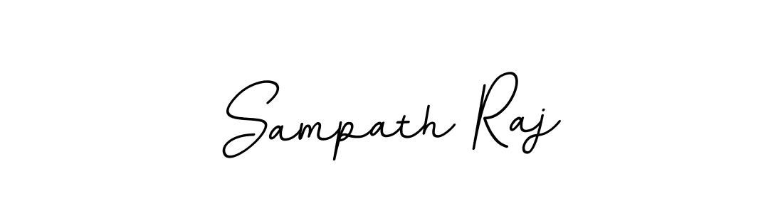 You should practise on your own different ways (BallpointsItalic-DORy9) to write your name (Sampath Raj) in signature. don't let someone else do it for you. Sampath Raj signature style 11 images and pictures png