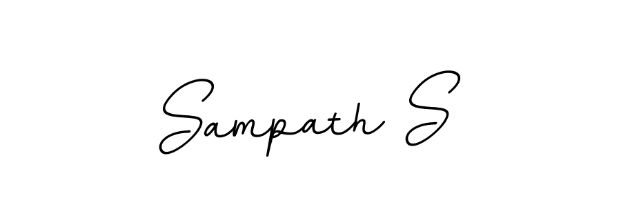 You should practise on your own different ways (BallpointsItalic-DORy9) to write your name (Sampath S) in signature. don't let someone else do it for you. Sampath S signature style 11 images and pictures png