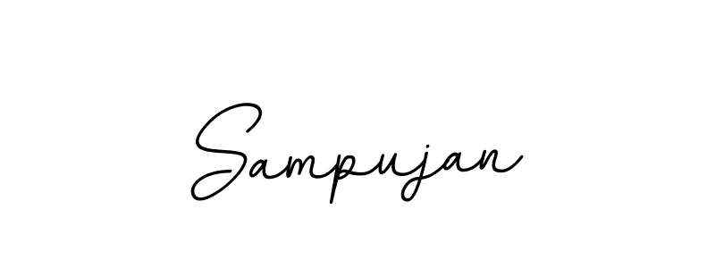 Similarly BallpointsItalic-DORy9 is the best handwritten signature design. Signature creator online .You can use it as an online autograph creator for name Sampujan. Sampujan signature style 11 images and pictures png