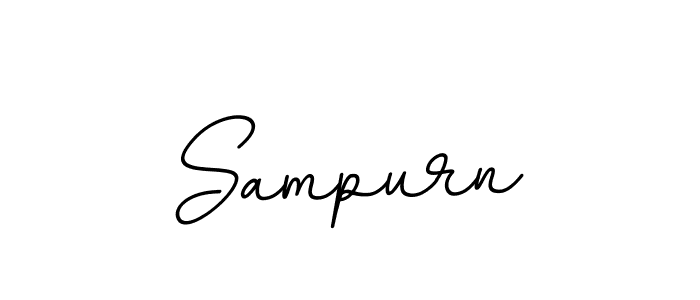 How to make Sampurn name signature. Use BallpointsItalic-DORy9 style for creating short signs online. This is the latest handwritten sign. Sampurn signature style 11 images and pictures png