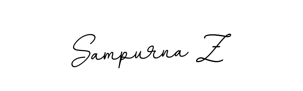 Create a beautiful signature design for name Sampurna Z. With this signature (BallpointsItalic-DORy9) fonts, you can make a handwritten signature for free. Sampurna Z signature style 11 images and pictures png