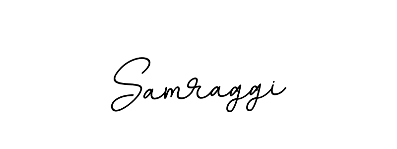 Use a signature maker to create a handwritten signature online. With this signature software, you can design (BallpointsItalic-DORy9) your own signature for name Samraggi. Samraggi signature style 11 images and pictures png