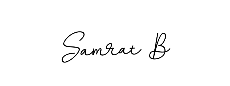 Check out images of Autograph of Samrat B name. Actor Samrat B Signature Style. BallpointsItalic-DORy9 is a professional sign style online. Samrat B signature style 11 images and pictures png
