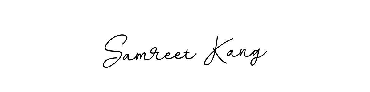 Make a beautiful signature design for name Samreet Kang. With this signature (BallpointsItalic-DORy9) style, you can create a handwritten signature for free. Samreet Kang signature style 11 images and pictures png