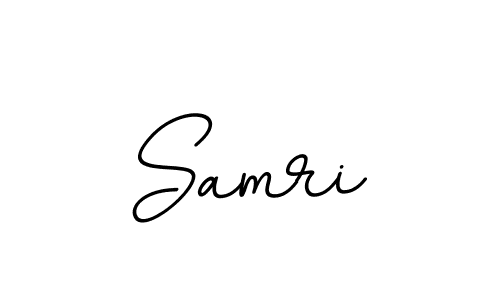 You should practise on your own different ways (BallpointsItalic-DORy9) to write your name (Samri) in signature. don't let someone else do it for you. Samri signature style 11 images and pictures png