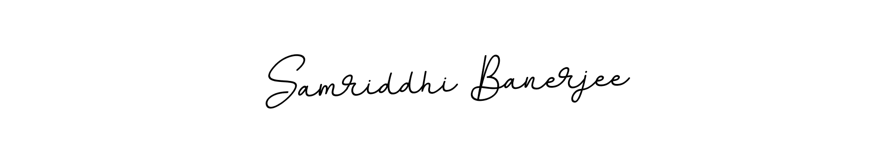 Make a beautiful signature design for name Samriddhi Banerjee. With this signature (BallpointsItalic-DORy9) style, you can create a handwritten signature for free. Samriddhi Banerjee signature style 11 images and pictures png