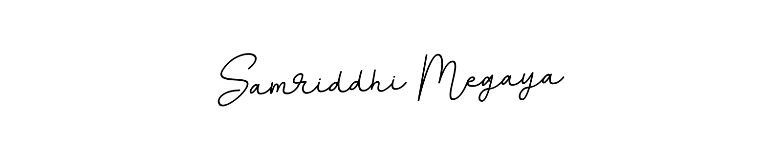 It looks lik you need a new signature style for name Samriddhi Megaya. Design unique handwritten (BallpointsItalic-DORy9) signature with our free signature maker in just a few clicks. Samriddhi Megaya signature style 11 images and pictures png