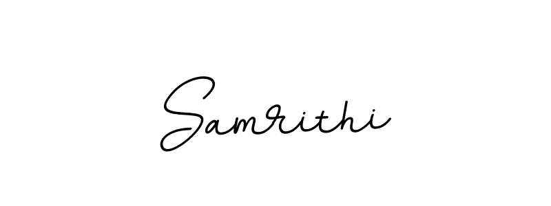 Samrithi stylish signature style. Best Handwritten Sign (BallpointsItalic-DORy9) for my name. Handwritten Signature Collection Ideas for my name Samrithi. Samrithi signature style 11 images and pictures png