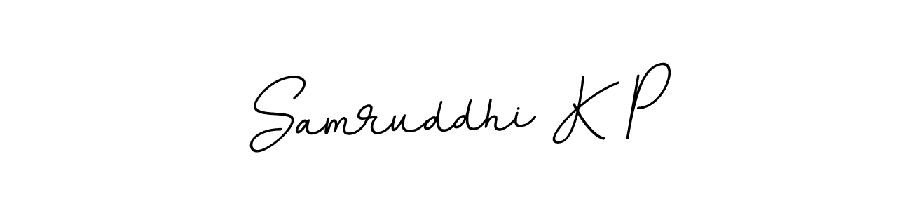 Once you've used our free online signature maker to create your best signature BallpointsItalic-DORy9 style, it's time to enjoy all of the benefits that Samruddhi K P name signing documents. Samruddhi K P signature style 11 images and pictures png
