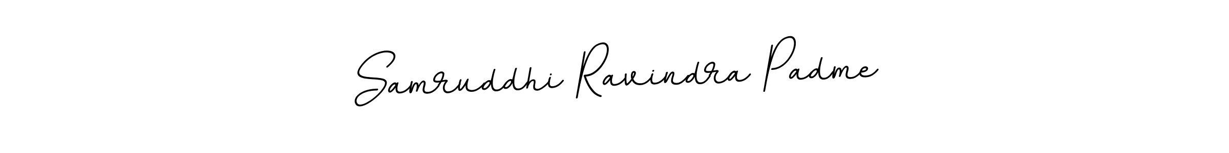 Use a signature maker to create a handwritten signature online. With this signature software, you can design (BallpointsItalic-DORy9) your own signature for name Samruddhi Ravindra Padme. Samruddhi Ravindra Padme signature style 11 images and pictures png