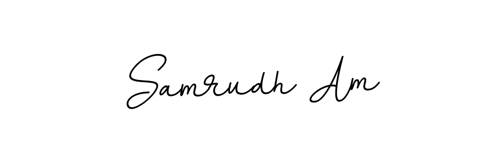 Design your own signature with our free online signature maker. With this signature software, you can create a handwritten (BallpointsItalic-DORy9) signature for name Samrudh Am. Samrudh Am signature style 11 images and pictures png