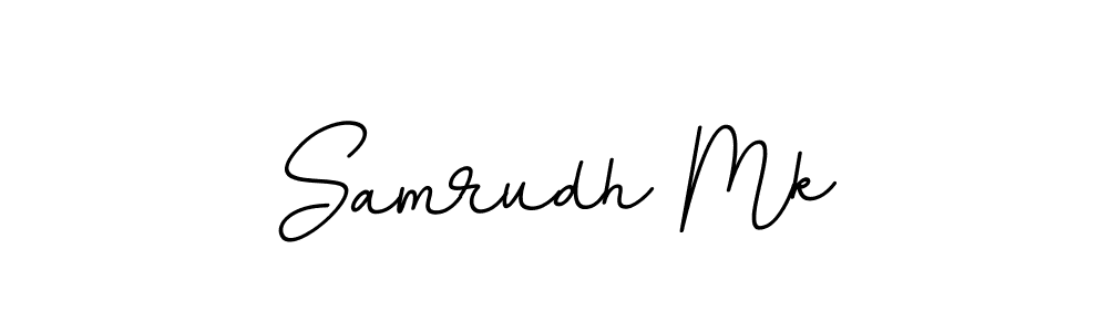 Similarly BallpointsItalic-DORy9 is the best handwritten signature design. Signature creator online .You can use it as an online autograph creator for name Samrudh Mk. Samrudh Mk signature style 11 images and pictures png