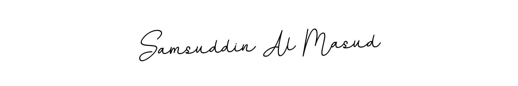 Samsuddin Al Masud stylish signature style. Best Handwritten Sign (BallpointsItalic-DORy9) for my name. Handwritten Signature Collection Ideas for my name Samsuddin Al Masud. Samsuddin Al Masud signature style 11 images and pictures png