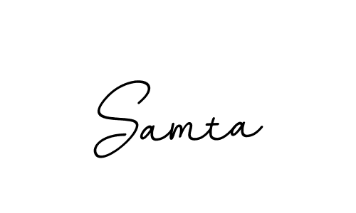 This is the best signature style for the Samta name. Also you like these signature font (BallpointsItalic-DORy9). Mix name signature. Samta signature style 11 images and pictures png