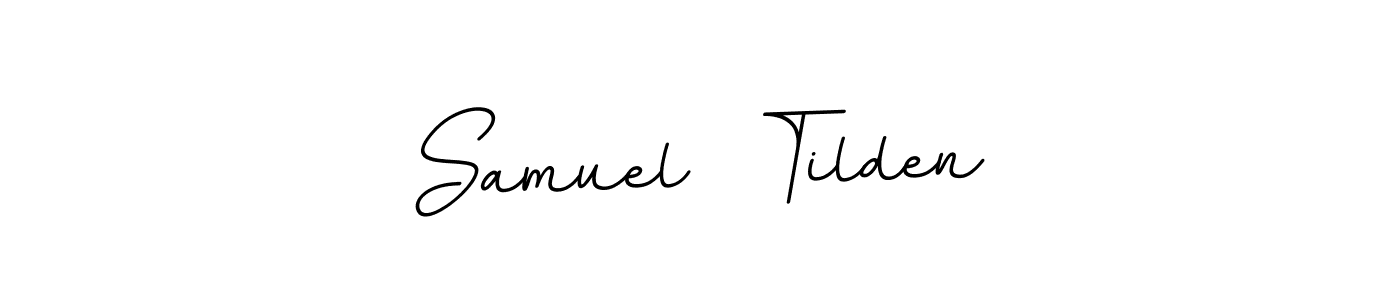 This is the best signature style for the Samuel  Tilden name. Also you like these signature font (BallpointsItalic-DORy9). Mix name signature. Samuel  Tilden signature style 11 images and pictures png