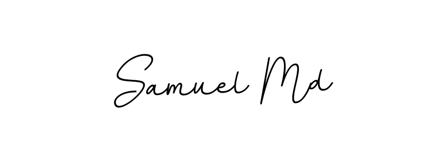 Design your own signature with our free online signature maker. With this signature software, you can create a handwritten (BallpointsItalic-DORy9) signature for name Samuel Md. Samuel Md signature style 11 images and pictures png