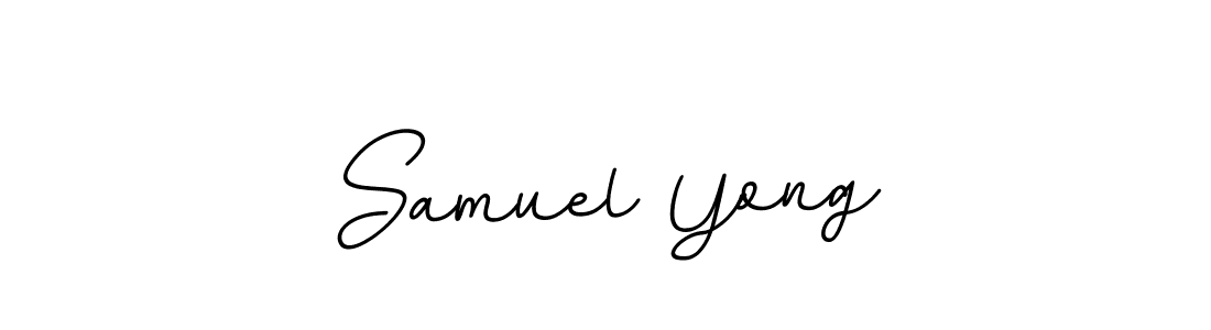 Design your own signature with our free online signature maker. With this signature software, you can create a handwritten (BallpointsItalic-DORy9) signature for name Samuel Yong. Samuel Yong signature style 11 images and pictures png