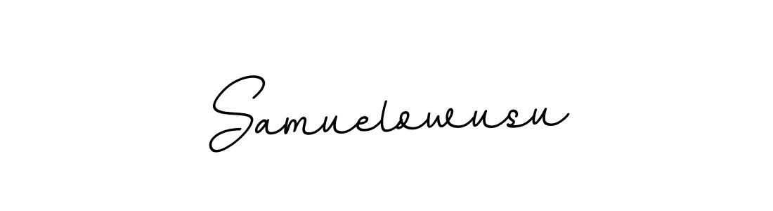 Also we have Samuelowusu name is the best signature style. Create professional handwritten signature collection using BallpointsItalic-DORy9 autograph style. Samuelowusu signature style 11 images and pictures png