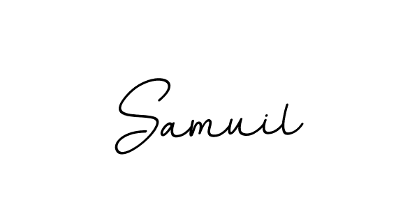 Also You can easily find your signature by using the search form. We will create Samuil name handwritten signature images for you free of cost using BallpointsItalic-DORy9 sign style. Samuil signature style 11 images and pictures png