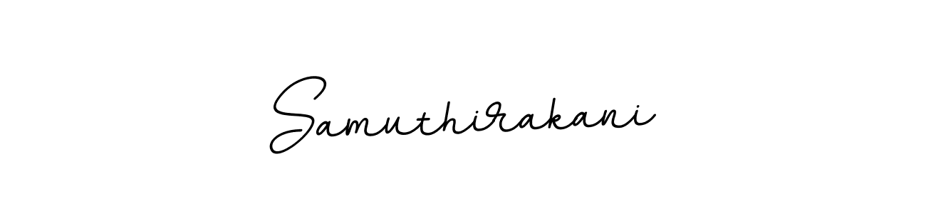 Make a beautiful signature design for name Samuthirakani. With this signature (BallpointsItalic-DORy9) style, you can create a handwritten signature for free. Samuthirakani signature style 11 images and pictures png