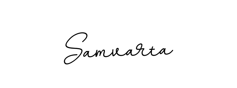 Create a beautiful signature design for name Samvarta. With this signature (BallpointsItalic-DORy9) fonts, you can make a handwritten signature for free. Samvarta signature style 11 images and pictures png