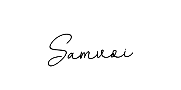 Samvoi stylish signature style. Best Handwritten Sign (BallpointsItalic-DORy9) for my name. Handwritten Signature Collection Ideas for my name Samvoi. Samvoi signature style 11 images and pictures png