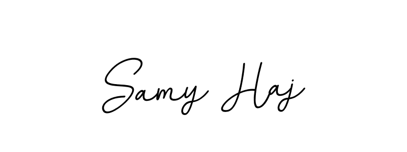 How to Draw Samy Haj signature style? BallpointsItalic-DORy9 is a latest design signature styles for name Samy Haj. Samy Haj signature style 11 images and pictures png