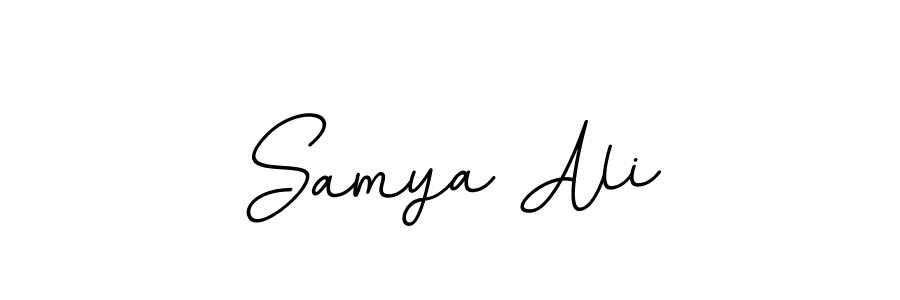 Create a beautiful signature design for name Samya Ali. With this signature (BallpointsItalic-DORy9) fonts, you can make a handwritten signature for free. Samya Ali signature style 11 images and pictures png