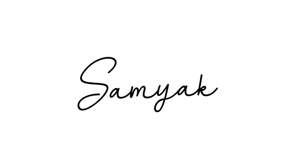 Also we have Samyak name is the best signature style. Create professional handwritten signature collection using BallpointsItalic-DORy9 autograph style. Samyak signature style 11 images and pictures png