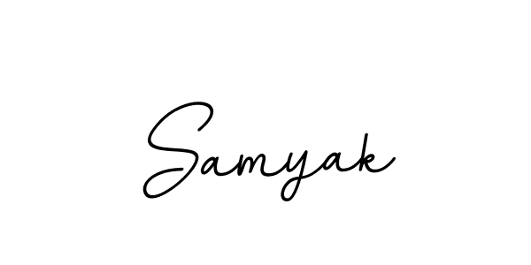 Samyak stylish signature style. Best Handwritten Sign (BallpointsItalic-DORy9) for my name. Handwritten Signature Collection Ideas for my name Samyak. Samyak signature style 11 images and pictures png