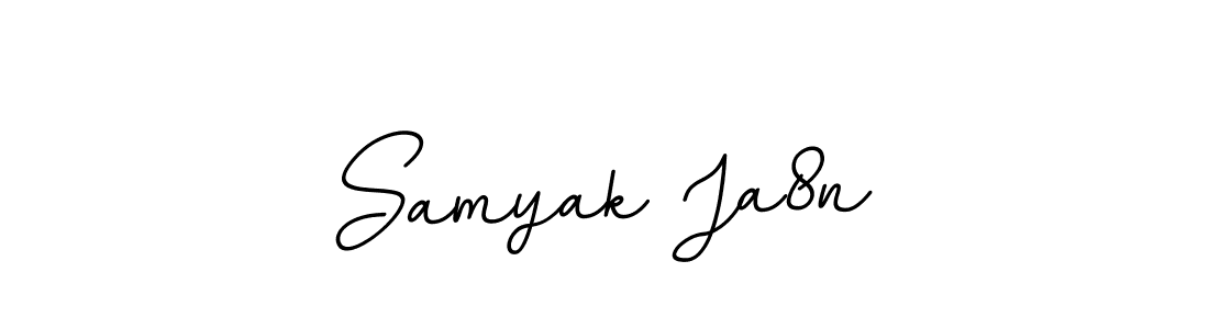 BallpointsItalic-DORy9 is a professional signature style that is perfect for those who want to add a touch of class to their signature. It is also a great choice for those who want to make their signature more unique. Get Samyak Ja8n name to fancy signature for free. Samyak Ja8n signature style 11 images and pictures png