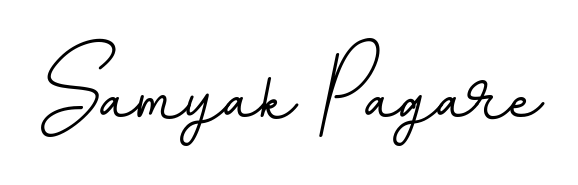 Practice writing Samyak Pagare with the flow of BallpointsItalic-DORy9 lettering. A fantastic source of inspiration for developing your personal signature style. Samyak Pagare signature style 11 images and pictures png