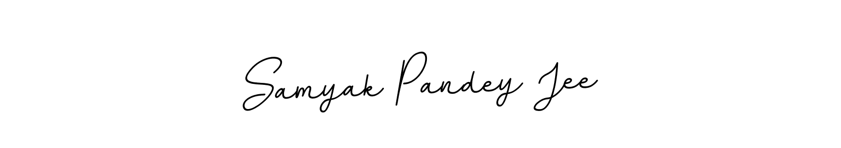 You can use this online signature creator to create a handwritten signature for the name Samyak Pandey Jee. This is the best online autograph maker. Samyak Pandey Jee signature style 11 images and pictures png