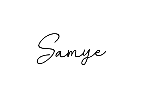 How to make Samye name signature. Use BallpointsItalic-DORy9 style for creating short signs online. This is the latest handwritten sign. Samye signature style 11 images and pictures png