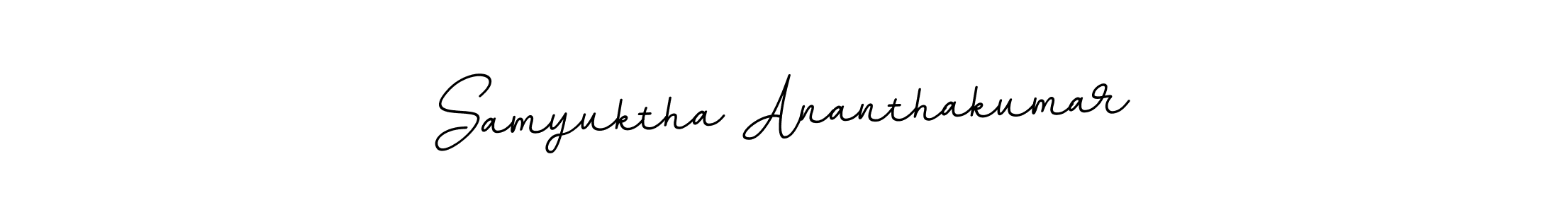 How to make Samyuktha Ananthakumar signature? BallpointsItalic-DORy9 is a professional autograph style. Create handwritten signature for Samyuktha Ananthakumar name. Samyuktha Ananthakumar signature style 11 images and pictures png