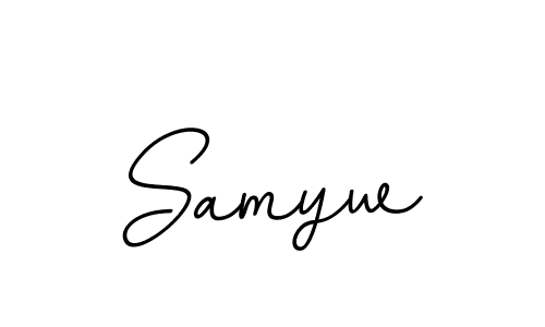 It looks lik you need a new signature style for name Samyw. Design unique handwritten (BallpointsItalic-DORy9) signature with our free signature maker in just a few clicks. Samyw signature style 11 images and pictures png