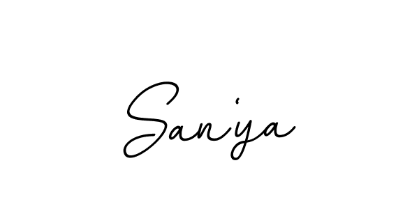 Design your own signature with our free online signature maker. With this signature software, you can create a handwritten (BallpointsItalic-DORy9) signature for name San'ya. San'ya signature style 11 images and pictures png