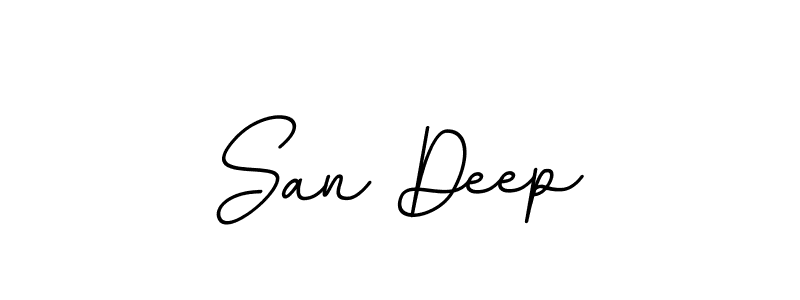 Check out images of Autograph of San Deep name. Actor San Deep Signature Style. BallpointsItalic-DORy9 is a professional sign style online. San Deep signature style 11 images and pictures png