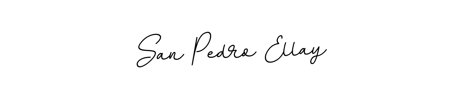 How to Draw San Pedro Ellay signature style? BallpointsItalic-DORy9 is a latest design signature styles for name San Pedro Ellay. San Pedro Ellay signature style 11 images and pictures png