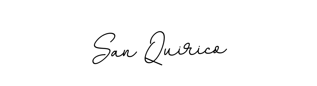 The best way (BallpointsItalic-DORy9) to make a short signature is to pick only two or three words in your name. The name San Quirico include a total of six letters. For converting this name. San Quirico signature style 11 images and pictures png