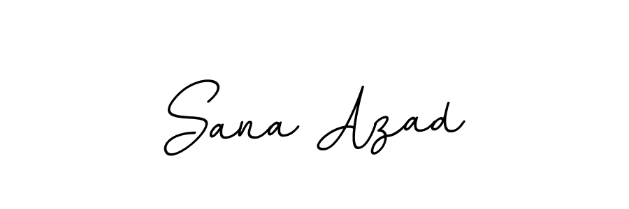 Design your own signature with our free online signature maker. With this signature software, you can create a handwritten (BallpointsItalic-DORy9) signature for name Sana Azad. Sana Azad signature style 11 images and pictures png